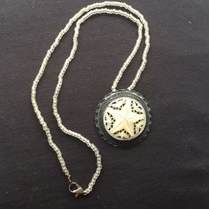 🎈3 for $12🎈 24” Beaded Star Necklace/Pin